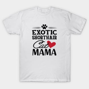 Exotic shorthair cat mama T-Shirt